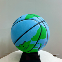 Ballon de basket en cuir avec logo personnalisé et design unique pour les passionnés de sport