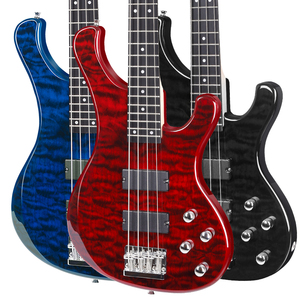 OEM Wholesale High Grade 5 <b>String</b> 24 Frets H-H Pickup Zinc Machine Heads Powder Coated Solid Guitar - Product Image 1