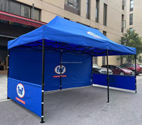 Carpa con dosel impresa vibrante para promociones de ventas al aire libre
