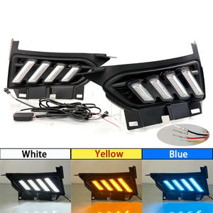 Luces LED <span class=keywords><strong>de</strong></span> Circulación Diurna DRL <span class=keywords><strong>de</strong></span> Fábrica para Nissan <span class=keywords><strong>Versa</strong></span> Sunny 2019 2020 con Señal <span class=keywords><strong>de</strong></span> Giro y Cubierta para <span class=keywords><strong>Faro</strong></span> Antiniebla - Product Image 2