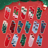 Chaussettes amusantes pour noël, lot de 6 paires pour femmes, chaussettes confortables et douces, pantoufles chaudes, pour noël et vacances