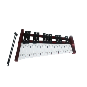 Glockenspiel 25 tons avec portée de <span class=keywords><strong>2</strong></span> <span class=keywords><strong>octaves</strong></span> - <span class=keywords><strong>Xylophone</strong></span> métallique portable avec maillets et étui de transport, touches en aluminium durables - Product Image 6