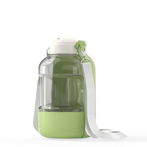 Portable Pet <b>Water</b> <b>Bottle</b> With Food Bowl 2 In 1 Leak Proof <b>Foldable</b> For Outdoor Use - Product Image 2