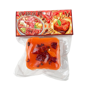 Jouet d'extrusion en forme de base de fondue simulée, en matériau TPR, balle compressible anti-stress à remontée lente pour la décompression et le soulagement de l'anxiété - Product Image 6