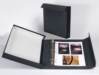 Carpeta de 4 anillas de alta calidad personalizada, organizador de documentos para oficina, uso comercial, carpeta de almacenamiento de archivos de papel de hojas sueltas recargable