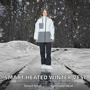 <b>Women's</b> Printed Ski Jacket Waterproof 10,000mm Breathable Snowboarding Outerwear Winter Mountaineering <b>Coat</b> Zipper Filled - Product Image 2