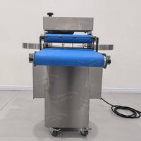 Machine à trancher les pains à hamburger et pains de boulangerie en acier inoxydable, réglable, pour la découpe en deux ou en tranches complètes