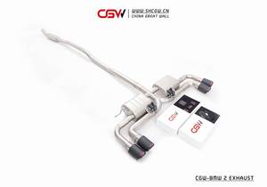 Sistema de Escape CGW con Escaneo 3D, Ajuste Perfecto, Moldeado CNC, SUS304, Silenciador con Válvula Catback para <span class=keywords><strong>BMW</strong></span> <span class=keywords><strong>218i</strong></span> - Product Image 3