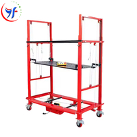 YF nouveau pli réglable Portable échafaudage électrique 6m 300kg 500kg plate-forme élévatrice ascenseur de sécurité télécommande automatique