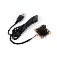 Cámara USB Waveshare IMX335 de 5MP, Gran Apertura F1.08, Grabación de Video 2K a 30FPS, Amplio Rango Dinámico, Montaje con Orificio para Tornillos, Controlador USB