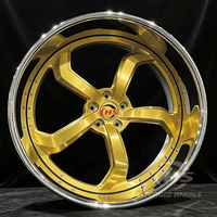 Jantes forgées 22" 24" 26" 5x4.75 à jante profonde polie pour pick-up et SUV, compatibles Caprice Impala Chevelle Cadillac Escalade Silverado F-150