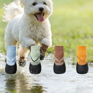 Chaussettes imperméables pour <span class=keywords><strong>chien</strong></span>, légères, flexibles, respirantes, extensibles, chaudes, protectrices pour <span class=keywords><strong>les</strong></span> <span class=keywords><strong>pattes</strong></span> des chiots, résistantes à <span class=keywords><strong>la</strong></span> saleté, pour <span class=keywords><strong>la</strong></span> pluie et <span class=keywords><strong>la</strong></span> <span class=keywords><strong>neige</strong></span> - Product Image 1