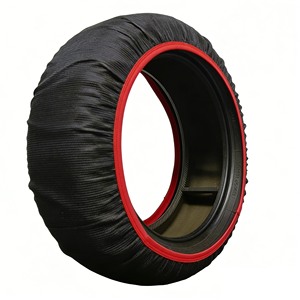 Chaussettes de neige pour voiture en gros Wanpu 550g en polyester haute résistance, chaînes de traction antidérapantes pour pneus, outils de sécurité pour la conduite hivernale - Product Image 2