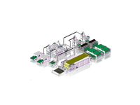 Ligne de production de garnissage rigide entièrement automatique de pointe, machine à carder à 2 cylindres et 2 doffers, mélangeurs doubles, fournisseur QDYQ Direct