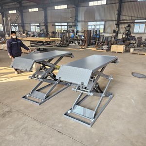 <span class=keywords><strong>Elevador</strong></span> de Tijera de Baja Altura Fanake de 3.5t de Capacidad, <span class=keywords><strong>Elevador</strong></span> de Tijera Ultrafino de Doble Cilindro, <span class=keywords><strong>Elevador</strong></span> Hidráulico para Vehículos - Product Image 4