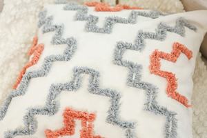 ปลอกหมอนอิงผ้าแจ็คการ์ดทรงสี่เหลี่ยมมีสไตล์ภายในออกแบบได้ตามต้องการผ้าคลุมโซฟาสีทองหรูหรา - Product Image 5