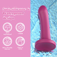 S-Hande Fernbedienungsfähiger Strapless Strap-on Vibrator aus Silikon, Lesbischer Vibrator Typ Strapon für Frauen