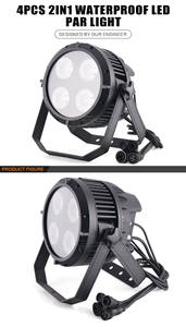 4 Yeux LED Par Can Light Avec Blanc Froid Blanc Chaud Éclairage de Scène Party DJ Equipment COB Led Par Light - Product Image 5