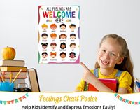 Affiche de tableau des sentiments, affiche éducative sur les émotions, affiches éducatives pour la maternelle, décorations pour tableau d'affichage de classe