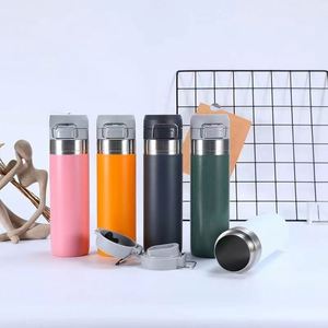 Stylish Portable Leakproof Stainless Steel Thermos Cups for Sports Drinks - Product Image 2