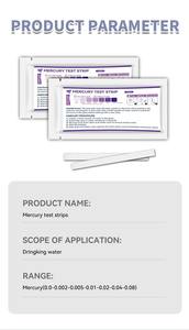 מי שפכים לשתייה ערכת בדיקת מים מתכת כבדה כספית רצועות בדיקת מי כספית - Product Image 2