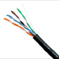 Câble réseau extérieur SZADP ADP OEM Cat5e LAN 4 paires 8 conducteurs CCA 0,5 mm 0,56 mm gaine PE/PVC