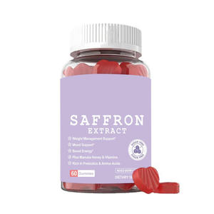 Gomitas de Suplementos Herbales, Gomitas de Azafrán, Procesamiento OEM Personalizado - Product Image 1