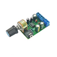 Taidacent — panneau d'amplificateur de puissance Audio stéréo 1.8, DC 2.0-12V TDA2822M, Module de carte AUX, amplificateur à double canal