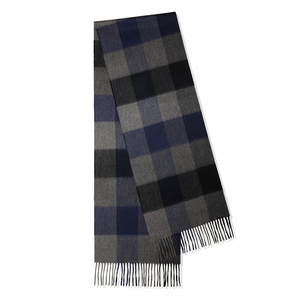 Bufanda a cuadros de tatán de Cachemira pura <span class=keywords><strong>C</strong></span>, sensación de mano suave, certificación de lujo personalizada OEM - Product Image 4