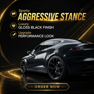 Jantes forgées XINGTU 1PC Shadow Chrome Black compatibles avec Tesla Model 3 Model S Plaid Model Y <span class=keywords><strong>Porsche</strong></span> - Product Image 1