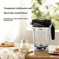 Blender Électrique Robot Culinaire Pro750/780 avec Accessoires en Verre 64oz, Tasse/Bol pour Préparations Humides, Résistant à la Chaleur et aux Chutes, Universel