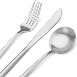 Services de table en acier inoxydable, couverts de haute qualité, qualité alimentaire, ensemble de couverts en argent de luxe, fête, hôtel, vente en gros d'usine - Product Image 2