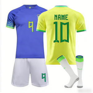เสื้อฟุตบอลเหย้า/เยือน และเสื้อยืด  ปรับแต่งได้ด้วยชื่อผู้เล่น ชื่อทีม และหมายเลข # เสื้อฟุตบอล 10 ตัว - Product Image 1