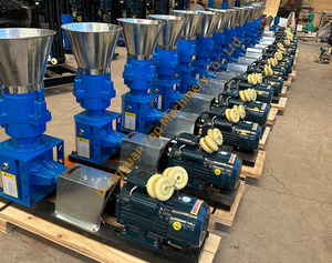 เครื่องผลิตอาหารเม็ดอัตโนมัติเครื่องผลิตอาหารเม็ดเล็กสำหรับสัตว์เลี้ยงผลิตจากเหล็กในฟาร์มทนทาน - Product Image 5