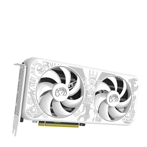 New E-sports Rebel RTX5060 8G White Desktop <b>Computer</b> Independent Graphics Card <b>Fan</b> Cooling for Live - Product Image 2
