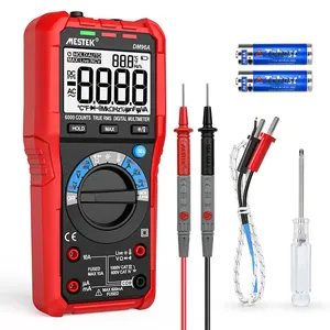 DM96A red auto range multifunction Multimeter HD LCD screen digital multimeter NCV non contact measurement smart multimeter