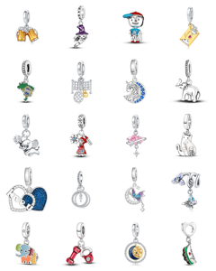 Ciondolo a Forma <span class=keywords><strong>di</strong></span> Cuore in Argento Placcato <span class=keywords><strong>Oro</strong></span> con Zirconi, Taglio Rose, Certificato GDTC, Gioiello Unisex per Uso Quotidiano - Product Image 1