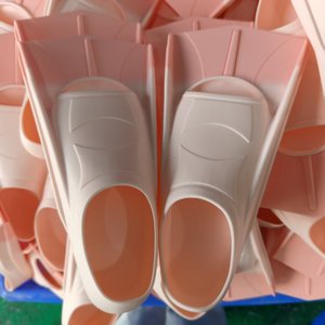 ตีนกบสำหรับว่ายน้ำ8ไซส์สำหรับเด็กผู้หญิงผู้ชาย - Product Image 1