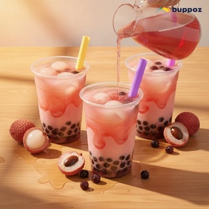 Sirop de Litchi 5kg Bouteille Halal HACCP Végétarien pour Bubble Tea et Lait Thé – Vente en Gros pour Boutiques - Product Image 5