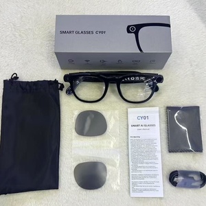แว่นตาอัจฉริยะ CY-01 กล้อง 8MP เลนส์คู่ เสียงคุณ<span class=keywords><strong>ภาพ</strong></span>สูงสำหรับ<span class=keywords><strong>การ</strong></span>โทร พร้อมระบบตัดเสียงรบกวน ENC ป้องกันแสงสีฟ้า รองรับ<span class=keywords><strong>การ</strong></span>แปล<span class=keywords><strong>ภาษา</strong></span>ด้วย AI - Product Image 4