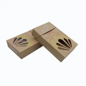 Caja de papel de fabricación al por mayor de productos personalizados, caja de papel Kraft con logotipo impreso