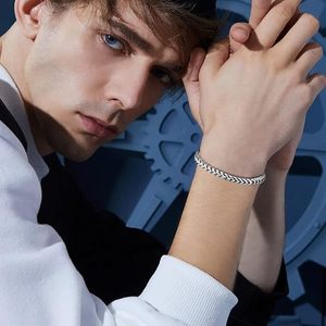 2024 nouvelle mode boucle pliante Franco chaîne Bracelet 3 couleurs acier couleur noir or acier inoxydable Bracelet pour hommes - Product Image 5