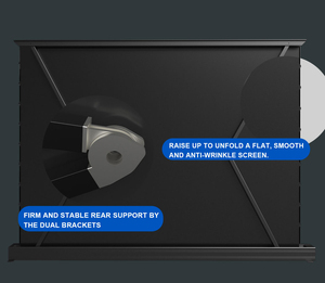 Wupro mới tốt nhất cao cấp cbsp tối đa tương phản tầng tăng màn hình chiếu cơ giới cho UST <span class=keywords><strong>4K</strong></span> điện alr Màn hình máy chiếu - Product Image 4