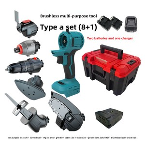 Cordless Combo Kit 20V Professional Level <strong>Multi</strong>-<strong>Tool</strong> Woodworking <strong>Tool</strong> Set Hard Case Lithium Battery Oscillating <strong>Tool</strong> OEM 316 - Product Image 2