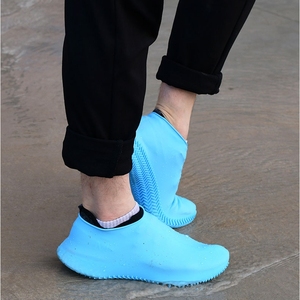 Couvre-chaussures imperméable en silicone épais <span class=keywords><strong>et</strong></span> antidérapant, résistant à l'usure <span class=keywords><strong>et</strong></span> lavable, pour hommes <span class=keywords><strong>et</strong></span> femmes - Product Image 2