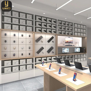 Modern Computador Laptop Shop Decoração Móveis <span class=keywords><strong>Design</strong></span> De Madeira Varejo Mesa Laptop <span class=keywords><strong>Display</strong></span> Cabinet - Product Image 3