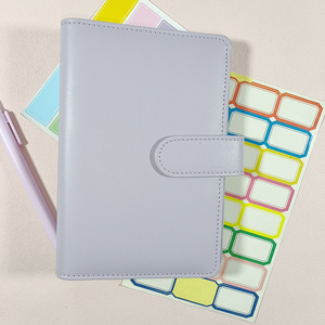 Portefeuille en cuir pu personnalisé a5 a6 a7, portefeuille de banque, planificateur de billets, enveloppes macaron - Product Image 5