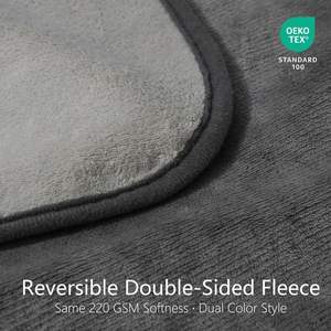 Manta Personalizada con Logotipo, Manta de Felpa Reversible Premium a Prueba de Derrames, 100% Impermeable para Cama, Sofá - Product Image 4