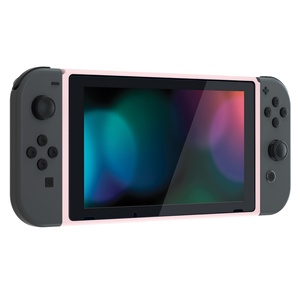 เคสเปลี่ยนหน้ากากสีชมพู DIY สำหรับ Nintendo Switch พร้อมปุ่มปรับระดับเสียงขึ้นลงและปุ่มเปิดปิด - Product Image 4