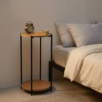 Nouvelle table basse en bois traditionnel avec plateau en métal, de haute qualité, écologique, finition dorée, design moderne, meubles pour la maison